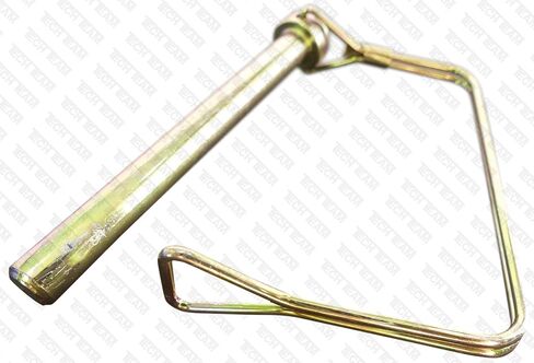 #00846, Double Wire Lock Pin, Hitch Pins 1/4" Dia. x 2 1/2" Long, Round, Tabbed, PTO Pins, Quick-Release, Can Replace a Clevis and Cotter Pin, 3 pcs. in Saudi Arabia