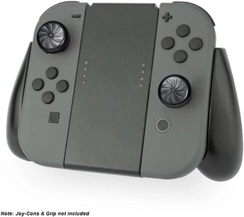 KontrolFreek Eclipse لجهاز Nintendo Switch Joy-Con وSwitch Lite | 2 عصا التحكم للأداء | 2 محدب منخفض الارتفاع | أسود in Kuwait