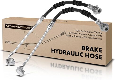 خرطوم هيدروليكي للسائق الأمامي والراكب A-Premium متوافق مع موديلات دودج - داكوتا 1992 1993 1994 1995 1996، RWD - استبدال # 52007937، حزمة من 2 in Kuwait