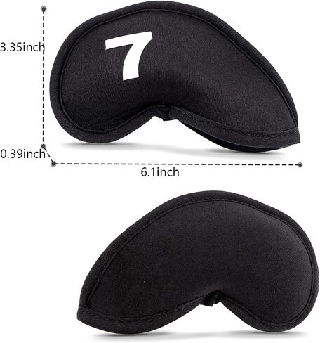 AUEAR, Golf Head Covers Neoprene Iron Putter Headcovers Set Fit All Brands in Saudi Arabia
