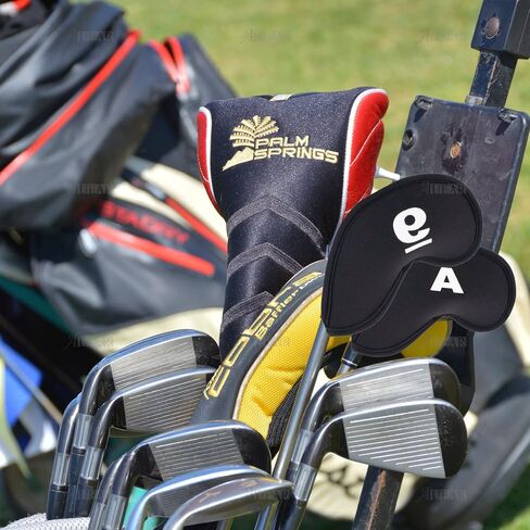 AUEAR, Golf Head Covers Neoprene Iron Putter Headcovers Set Fit All Brands in Saudi Arabia