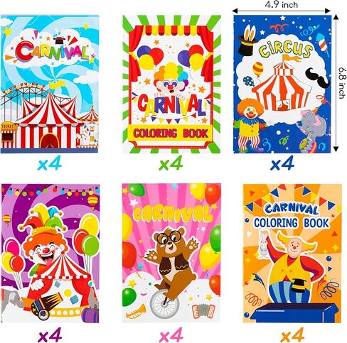 JAPBOR Western Cowboy Coloring Books - 24PCS Mini Wild West Theme Activity Color Book Bulk for Kid Party Favors, Cowgirl Horse Small Colouring Pages for Birthday Gifts Class Drawing Painting Game in Kuwait