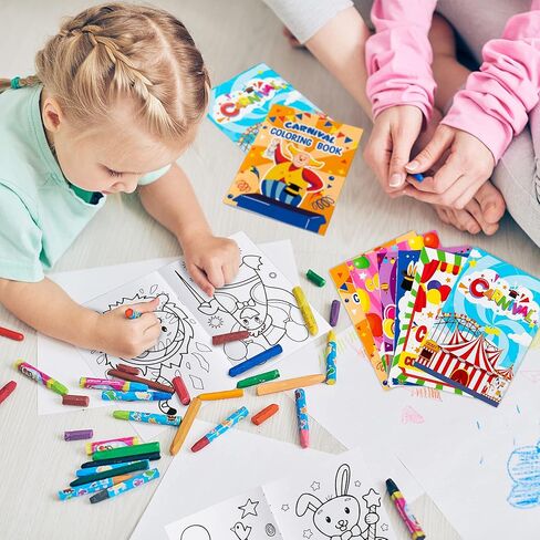 JAPBOR Western Cowboy Coloring Books - 24PCS Mini Wild West Theme Activity Color Book Bulk for Kid Party Favors, Cowgirl Horse Small Colouring Pages for Birthday Gifts Class Drawing Painting Game in Kuwait