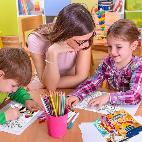 JAPBOR Western Cowboy Coloring Books - 24PCS Mini Wild West Theme Activity Color Book Bulk for Kid Party Favors, Cowgirl Horse Small Colouring Pages for Birthday Gifts Class Drawing Painting Game in Kuwait