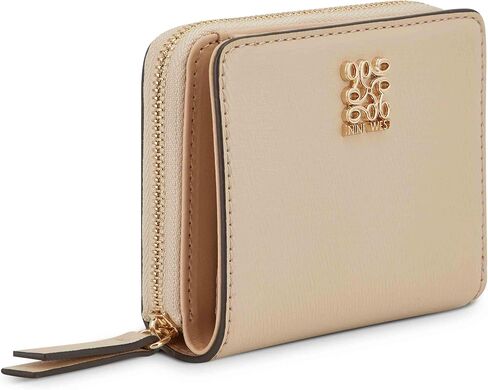 محفظة Nine West Grid 9 SLG بسحاب صغير حولها، بيج in Saudi Arabia