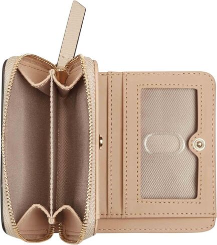 محفظة Nine West Grid 9 SLG بسحاب صغير حولها، بيج in Saudi Arabia