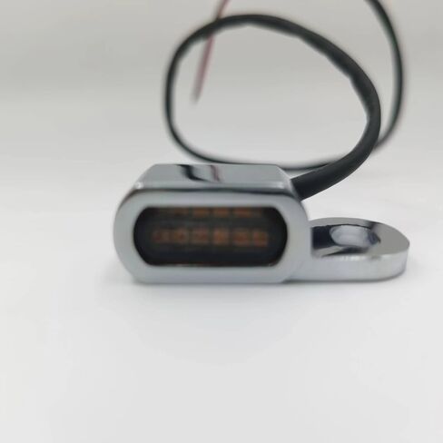 إشارات الانعطاف العالمية للدراجات النارية LED أضواء صغيرة متوافقة مع هارلي هوندا كاواساكي سوزوكي تريومف ياماها (أسود مع ضوء دخان (1155A)) in Saudi Arabia