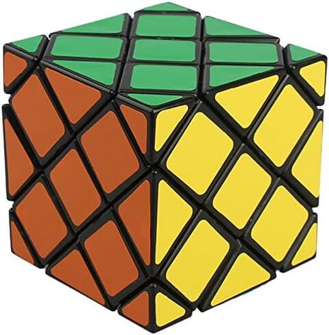 Master Square Puzzle Magic Cube Twisty Toy Gift Irregular Brain Tester Black in Kuwait