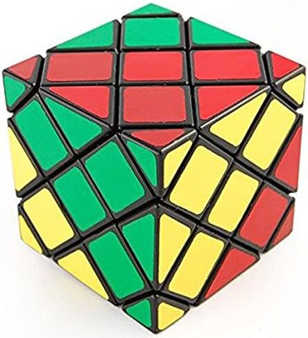 Master Square Puzzle Magic Cube Twisty Toy Gift Irregular Brain Tester Black in Kuwait