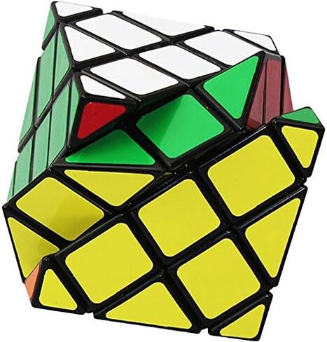Master Square Puzzle Magic Cube Twisty Toy Gift Irregular Brain Tester Black in Kuwait