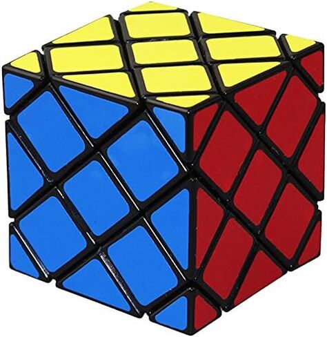 Master Square Puzzle Magic Cube Twisty Toy Gift Irregular Brain Tester Black in Kuwait