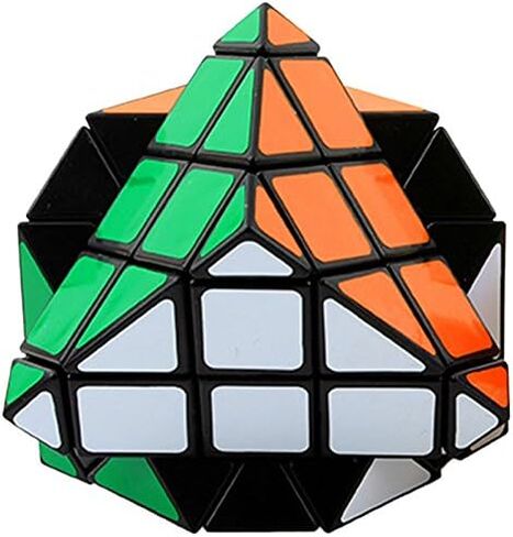 Master Square Puzzle Magic Cube Twisty Toy Gift Irregular Brain Tester Black in Kuwait