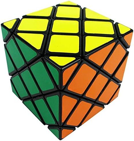 Master Square Puzzle Magic Cube Twisty Toy Gift Irregular Brain Tester Black in Kuwait