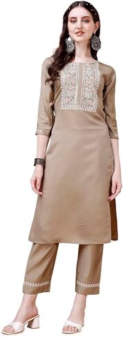 طقم كورتي حريمي 3/4 كم برقبة دائرية على شكل حرف A مع دوباتا in Kuwait