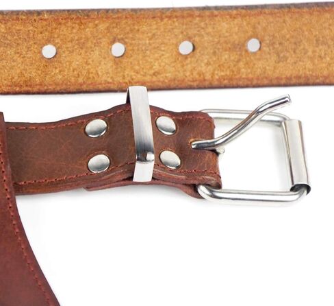 Leather Dog Harness No Pull Design Genuine Leather Durable Strong Pet Harness with Adjustable Straps Easy Control Pet Vest (M) in Saudi Arabia