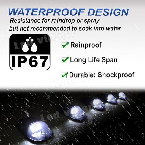 5 قطع مدخنة عدسة العنبر 16 المصابيح التخليص سقف الكابينة تشغيل مصابيح الجمعية مجموعة الأسلاك يناسب دودج رام 1500 2500 3500 4500 5500 2003-2018 شاحنات بيك اب 12 فولت تيار مستمر in Kuwait