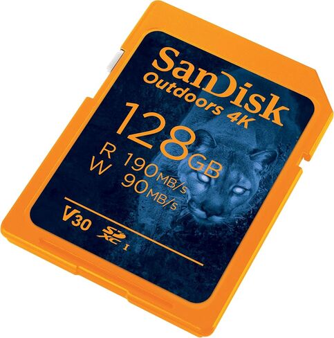 SanDisk 64GB 2-Pack Outdoors 4K SDXC UHS-I Memory Card (2x64GB)- Up to 170MB/s, C10, U3, V30, Trail Camera SD Card - SDSDXW2-064G-GN6V2 in Saudi Arabia