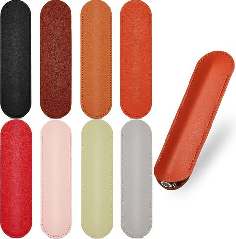 8 Pieces Pen Sleeve PU Leather Pen Case Vintage Pen Case Pocket Handmade Pen Leather Pouch for Single Pen in Saudi Arabia