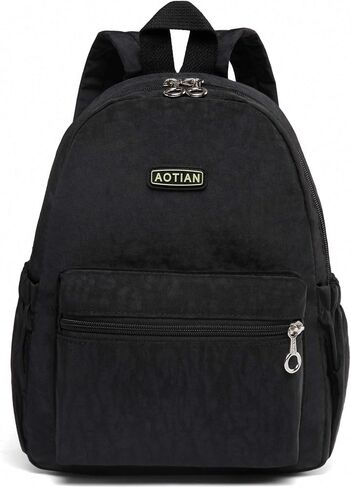 AOTIAN Mini Lightweight Backpack Durable Travel Hiking Women and Girls Small Daypack, 7 Liters Black in Saudi Arabia