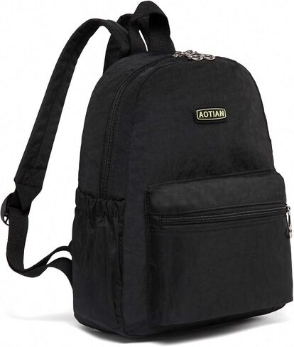 AOTIAN Mini Lightweight Backpack Durable Travel Hiking Women and Girls Small Daypack, 7 Liters Black in Saudi Arabia