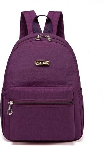 AOTIAN Mini Lightweight Backpack Durable Travel Hiking Women and Girls Small Daypack, 7 Liters Black in Saudi Arabia