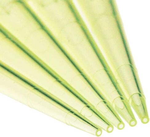 20 عبوة - أطراف ماصة 200ul، إبرة توزيع بأطراف مدببة كبيرة (غير معقمة، صفراء) in Kuwait