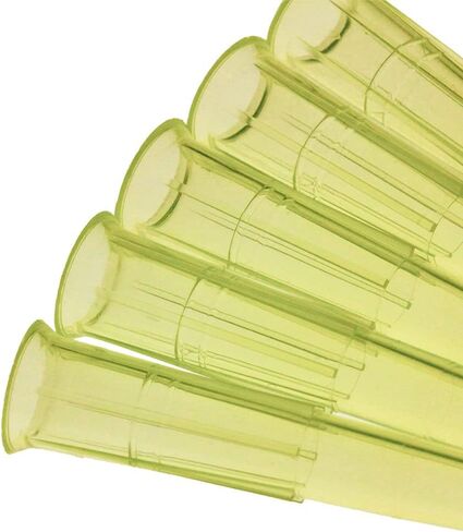 20 عبوة - أطراف ماصة 200ul، إبرة توزيع بأطراف مدببة كبيرة (غير معقمة، صفراء) in Kuwait