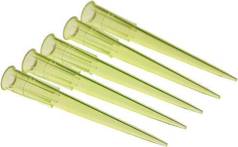 20 عبوة - أطراف ماصة 200ul، إبرة توزيع بأطراف مدببة كبيرة (غير معقمة، صفراء) in Kuwait