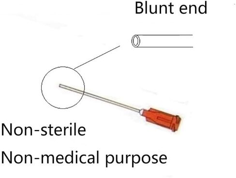 100x1 "22 مقياس لور قفل الحناء الاستغناء إبرة حادة نهاية الغراء الاستغناء إبرة نصائح in Kuwait