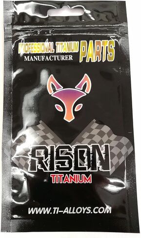 RISON التيتانيوم الجوز التيتانيوم شفة قفل معدني كامل الجوز M6 التيتانيوم ضرس الجوز قوس قزح 6AL4V التيتانيوم قفل شفة الجوز حزمة من 5 in Kuwait