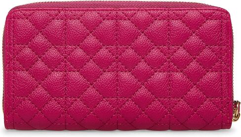 Anne Klein Womens Ak Ak Zip Around Wallet quilted chain tote, Orchid, One Size US in Kuwait