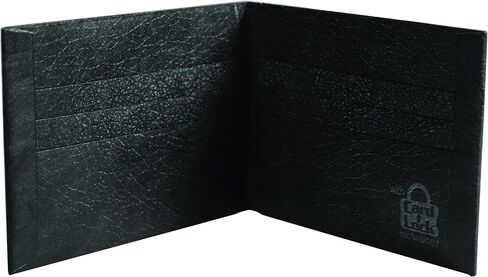 محفظة Dura Wallet Slim RFID Blocking للرجال من BulbHead - تتضمن محفظة بنية واحدة - كما تظهر على شاشة التلفزيون - أقل حجمًا من المحفظة القياسية in Kuwait
