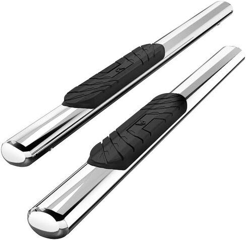 قضبان Nerf مقاس 4 بوصات من MaxMate متوافقة مع 2009-2018 Dodge Ram 1500؛ 2010-2024 2500 3500؛ 2019-2024 Classic | Reg Cab | WB2D41117 | لوحات تشغيل القضبان الجانبية in Kuwait