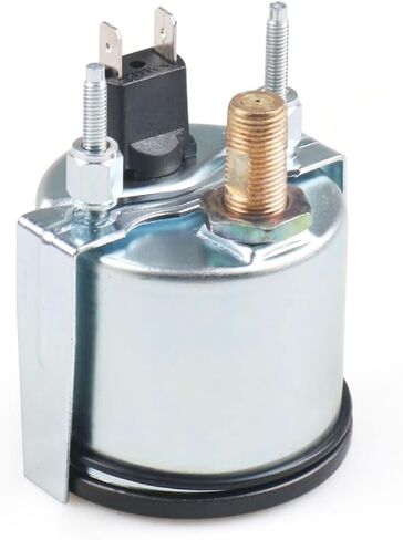 Dyno Racing 2" 52mm Mechanical Oil Press Gauge 0-10 Bar/0-150PSI Oil Pressure 12V Press Gauge Yellow Light Car Meter NPT1/8 in Kuwait