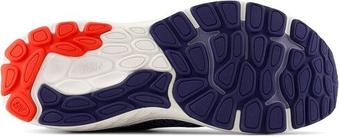 New Balance Men's Fresh Foam X 860 V13 Running Shoe Nb Navy/Ginger Lemon/Neo Flame 12 in Saudi Arabia