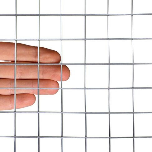 MTB SUPPLY SS304 Stainless Steel Welded Wire Mesh 48 inches x 10 feet- 1inch x 1inch Mesh 16GA(1.6mm) in Kuwait