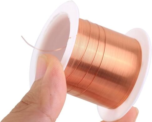 0.2 mm Enamelled Copper Wire, 20m Voltage Winding Wire for Transformer Enameled Inductance Coil(Random Scroll Color) in Saudi Arabia
