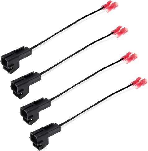 4PCS Car Door Speaker Wiring Harness Adapter Connector 72-4568 Compatible with Buick Century Lacrosse Compatible with Cadillac Coupe DeVille 18cm in Saudi Arabia
