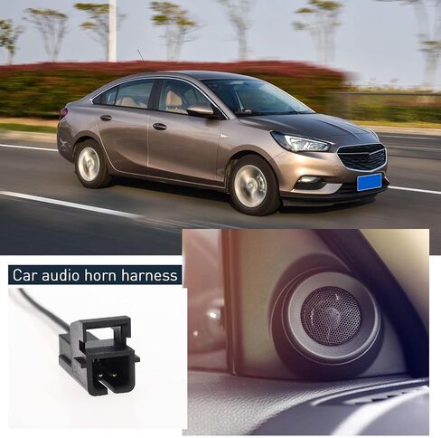 4PCS Car Door Speaker Wiring Harness Adapter Connector 72-4568 Compatible with Buick Century Lacrosse Compatible with Cadillac Coupe DeVille 18cm in Saudi Arabia