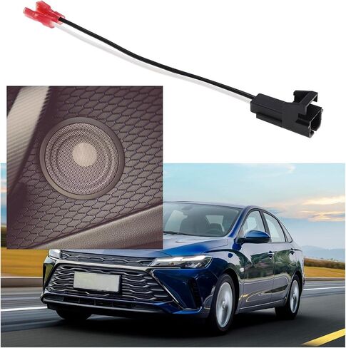 4PCS Car Door Speaker Wiring Harness Adapter Connector 72-4568 Compatible with Buick Century Lacrosse Compatible with Cadillac Coupe DeVille 18cm in Saudi Arabia