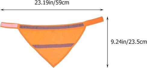 POPETPOP 2pcs الحيوانات الأليفة مثلث منشفة الحيوانات الأليفة مثلث المرايل البرتقال الكلب باندانا عاكس سترة الحيوان اللعاب المرايل ليلة المشي باندانا السلامة جرو مريلة منقوشة وشاح البوليستر كلب صغير عاكس in Kuwait