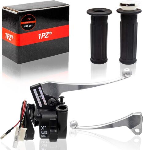 1PZ P50-L01 Left Right Side Clutch Brake Lever Throttle Housing Handle Grips Assembly Replacement for Yamaha Peewee PW50 Y-Zinger 1981-2022 in Saudi Arabia