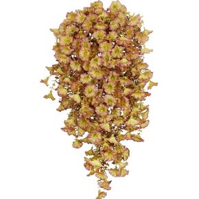 3 Pcs Artificial Hanging Flowers for Outdoors Morning Glory Artificial Flowers Spring Summer Decoration UV Resistant Blue Faux Flowers for Outdoor Planters Front Door Porch Patio Yard Decor in Kuwait