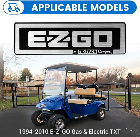 Name Plate for EZGO TXT 1994-2010 Gas & Electric Golf Carts 71037G01 in Saudi Arabia