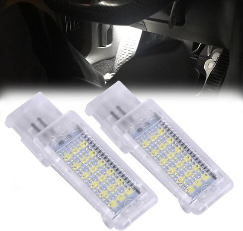 LED Footwell Under Door Glove Box Lights Interior Interior Trunk Mights مع VW Golf MK7 7.5 GTI Jetta MK5 MK6 ، OEM Presection Error Free - 2pcs (Red) in Kuwait