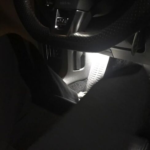 LED Footwell Under Door Glove Box Lights Interior Interior Trunk Mights مع VW Golf MK7 7.5 GTI Jetta MK5 MK6 ، OEM Presection Error Free - 2pcs (Red) in Kuwait