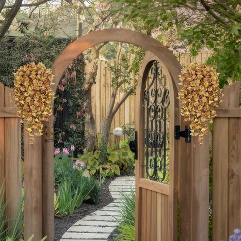 3 Pcs Artificial Hanging Flowers for Outdoors Morning Glory Artificial Flowers Spring Summer Decoration UV Resistant Blue Faux Flowers for Outdoor Planters Front Door Porch Patio Yard Decor in Kuwait