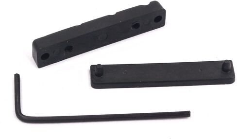 Alnicov Adjustable POM Nut for 4 Strings Bass Guitar,Black in Saudi Arabia