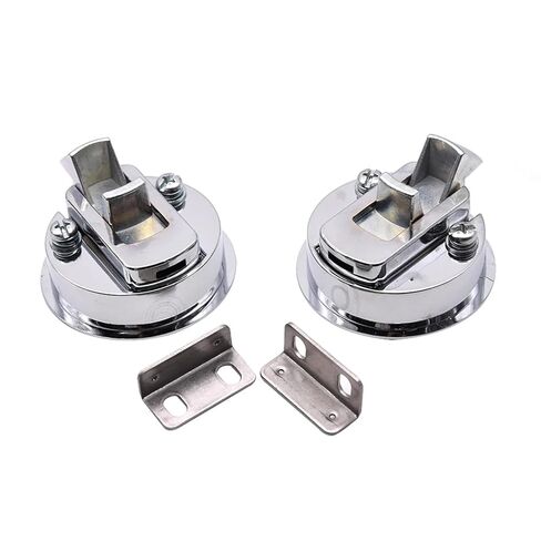 2Pcs Stainless Steel Non-Locking Boat Hatch Latch Pull Flush Round Marine Latche Fit for RV Hatch Door Cabinet in Kuwait