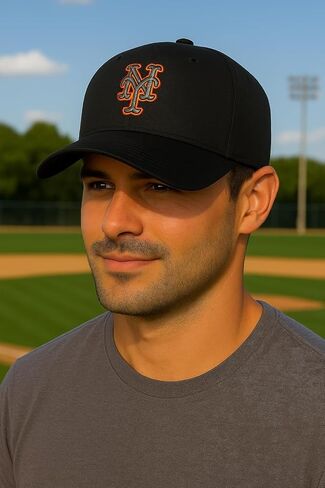 NY Mets Mets Black MVP HAT Classic Team Team مرخص رسميًا in Saudi Arabia